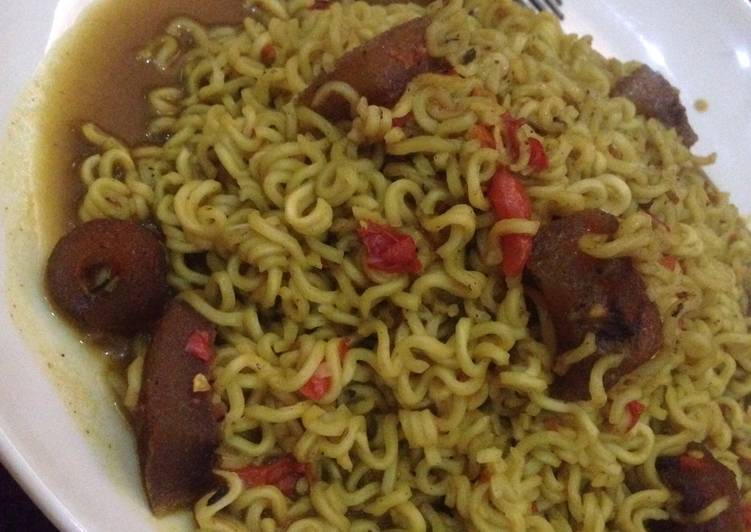 Recipe of Perfect Indomie Noodles with kpomo