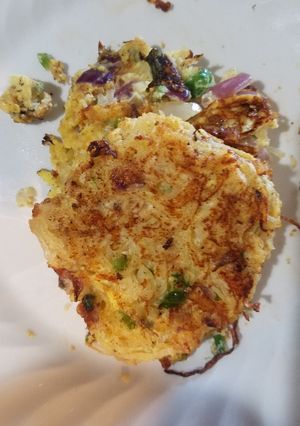 A picture of Spaghetti squash frittata.