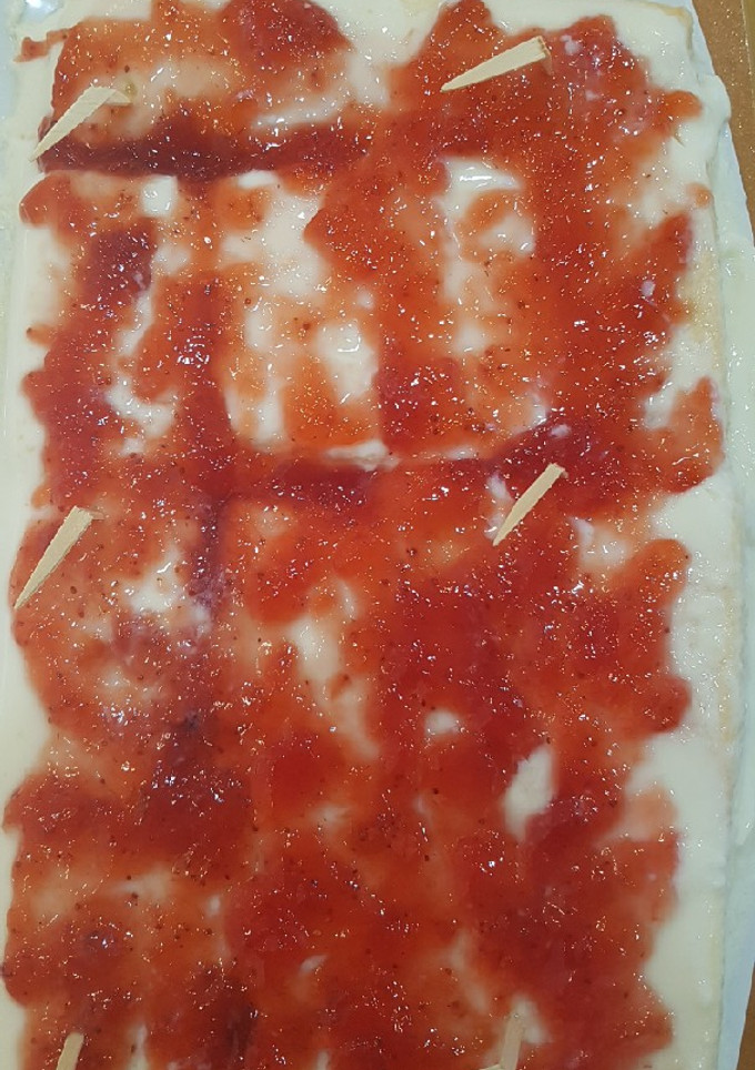 Una foto de Tarta de cuajada y sobaos