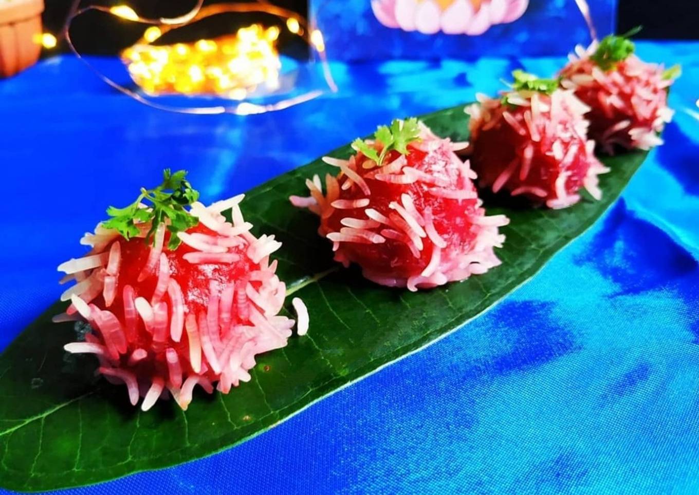Beetroot Rice Flower