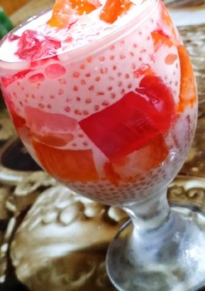 A picture of Jelly sago drink.