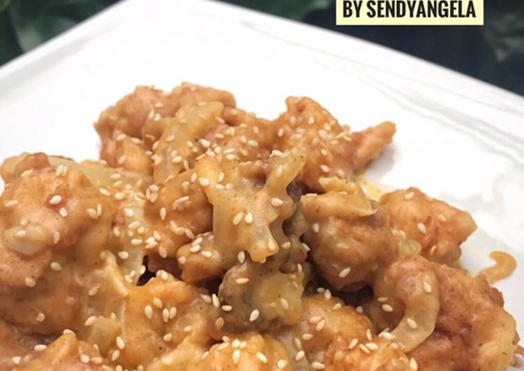 Cara Gampang Membuat Chicken salted egg (royco) yang Lezat