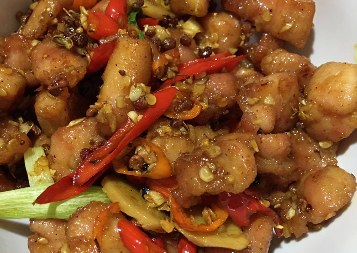 Ayam goreng szechuan