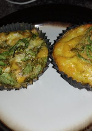 Una foto de Muffins de verdura