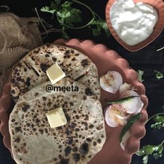 A picture of Oats Potato Dhabha style Paratha.