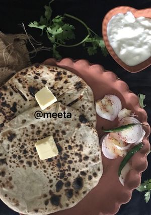 A picture of Oats Potato Dhabha style Paratha.
