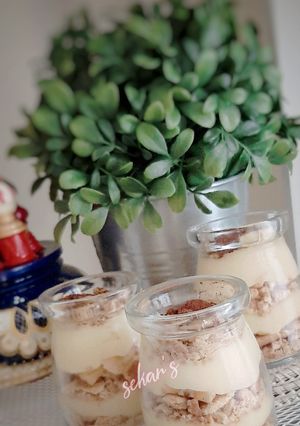 Foto resep Banana Custard Pudding
