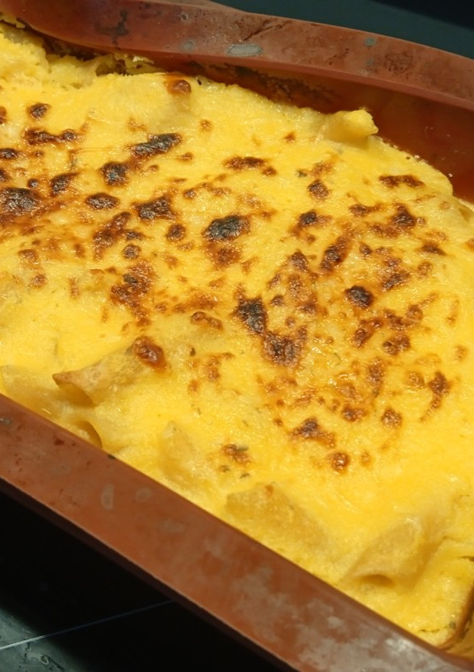 Una foto de Macarrones con salsa de calabaza