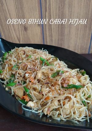 Foto resep 402. Oseng Bihun Cabe Ijo
