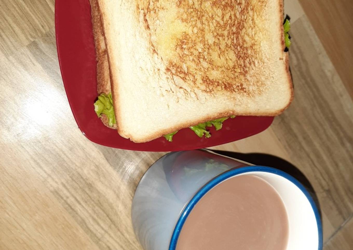 Sandwich Toast Telur Dadar