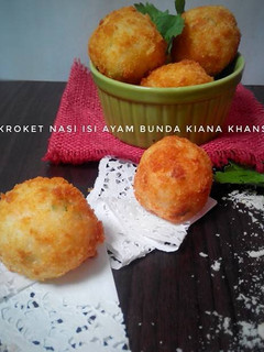 Foto resep Kroket Nasi Keju Isi Ayam