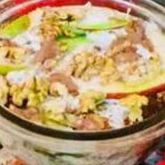A picture of Walnut Pudding.