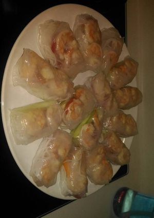 A picture of Thai roll.