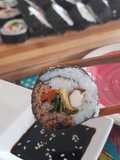 Gimbap de tofu y huevo (sushi coreano)