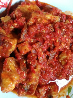 Foto resep Sambal ikan asin Lida plus tahu tempe