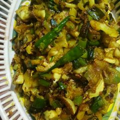 Cabbage-Spring Onion Fry A picture of Cabbage-Spring Onion Fry.