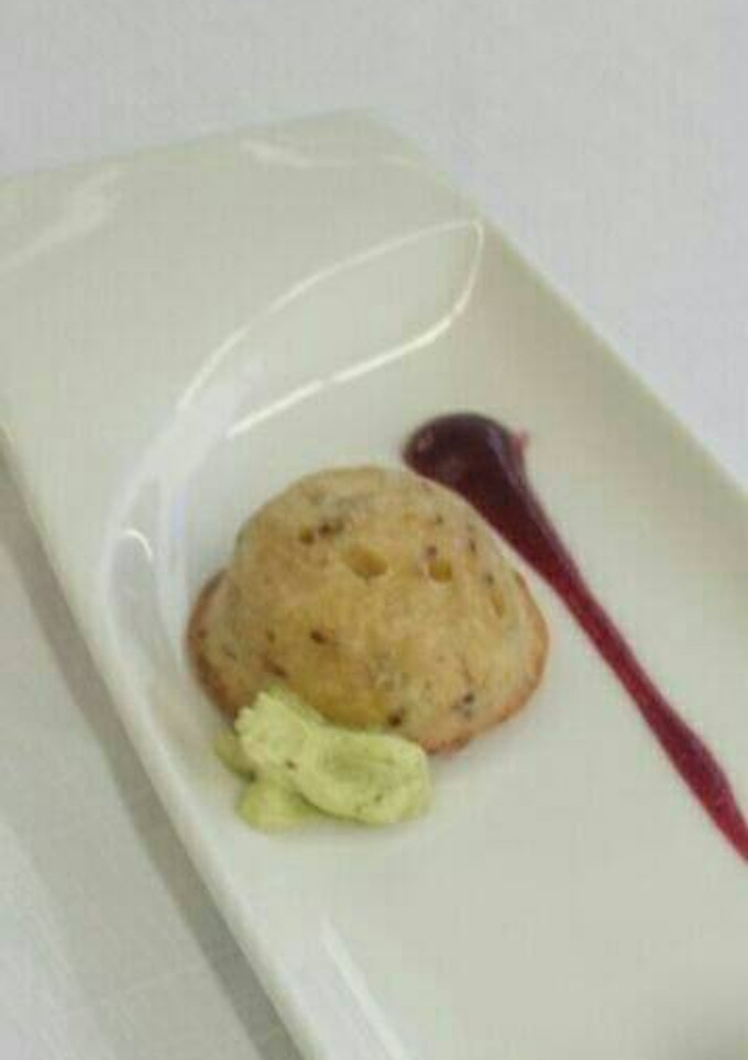 Una foto de Cake de bacon con aceitunas