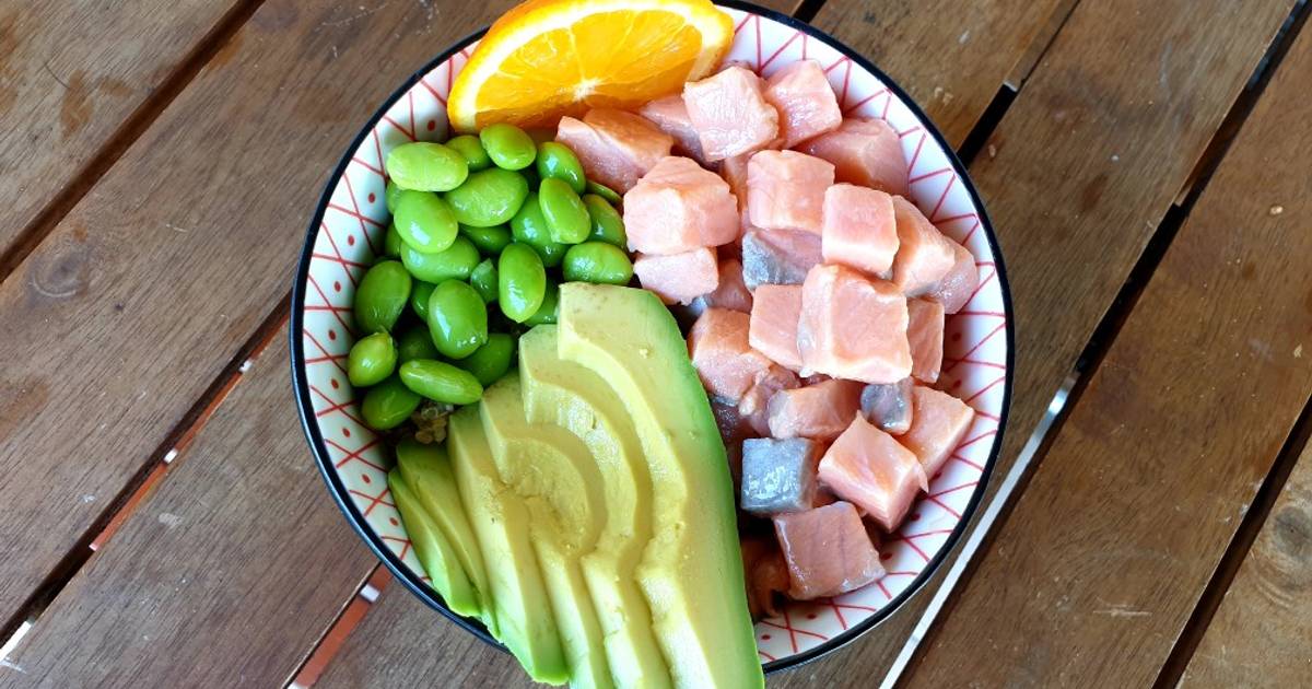 Poke Bowl De Quinoa Y Salmón Receta De Laura AO- Cookpad