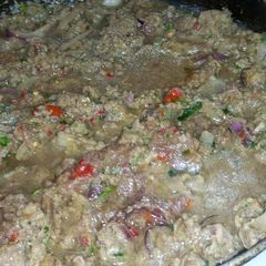 A picture of Minced meat sauce.