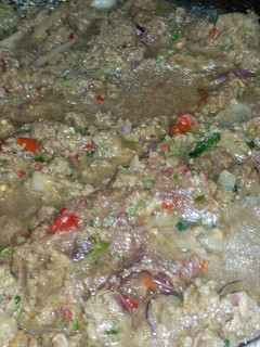 A picture of Minced meat sauce.