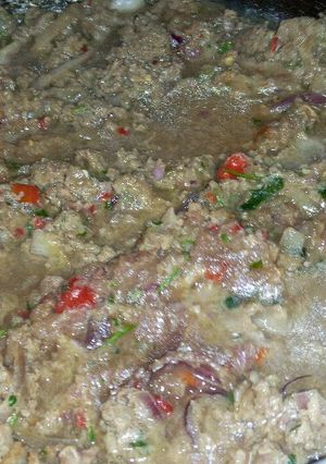 A picture of Minced meat sauce.