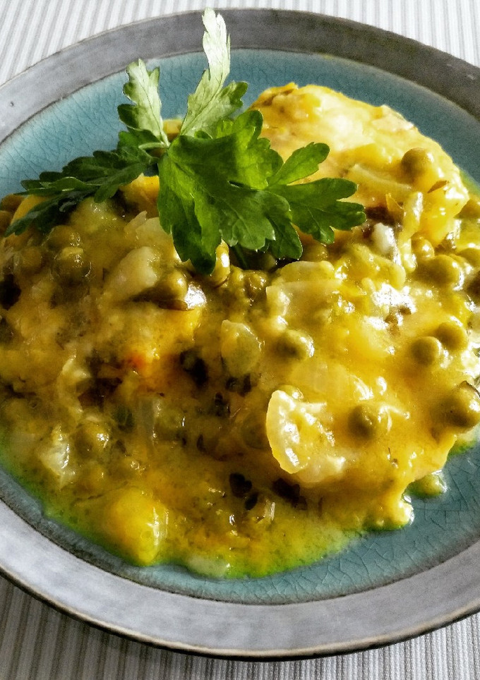 Una foto de Merluza en salsa verde