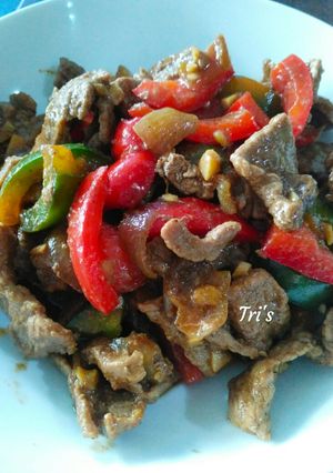 Foto resep Sapi Lada Hitam