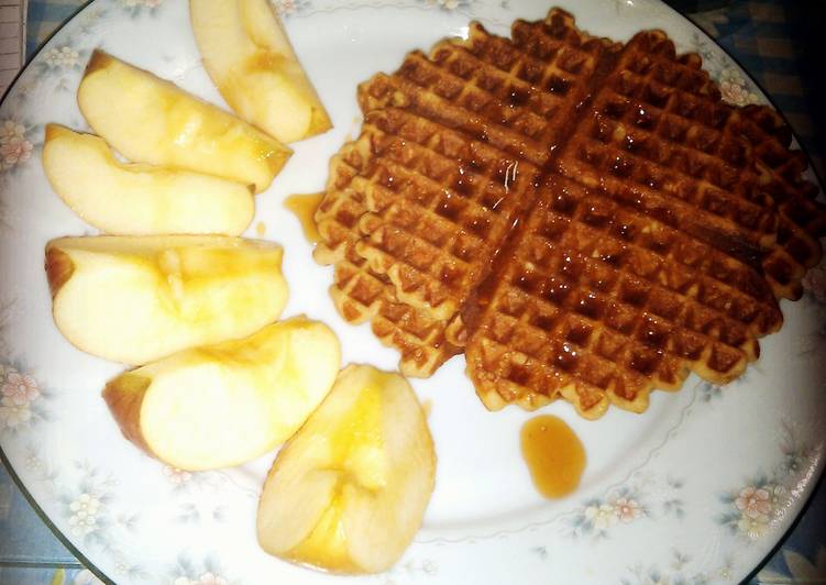 Recipe of Quick Whole oatmeal waffles