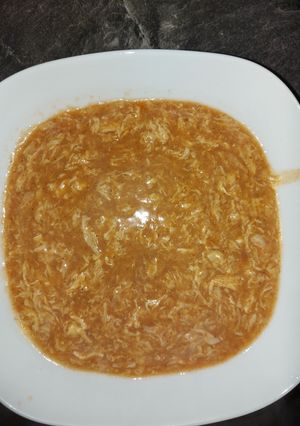 Egyszerű tojásleves recept fotója