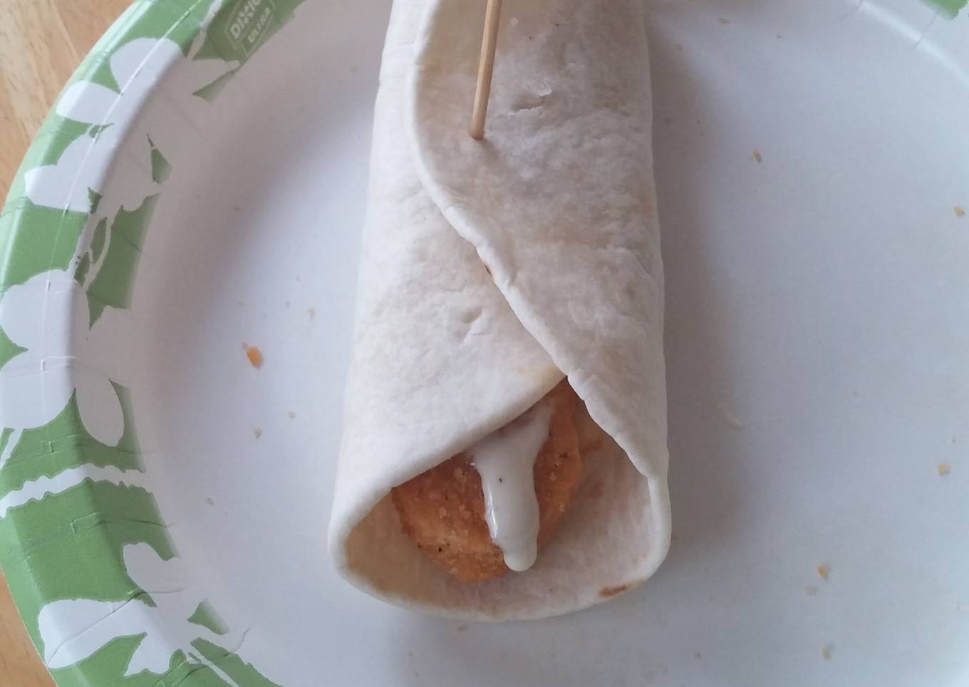 Cheesy ranch nugget wraps