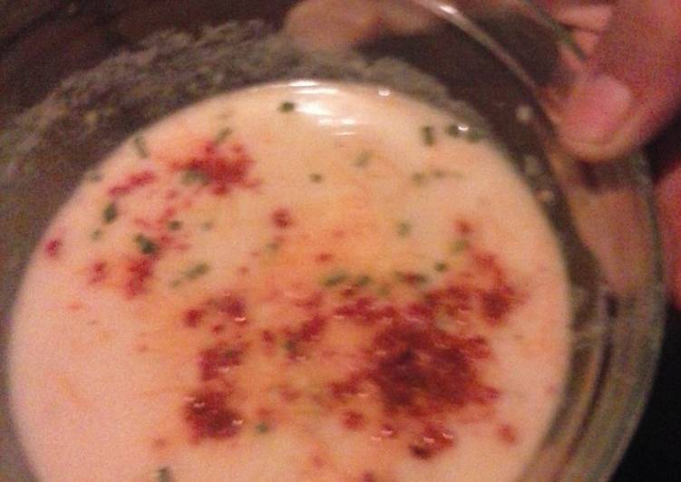 Tasty potato soup