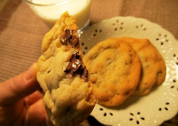Moist and Chewy Chocolate Chip Cookie