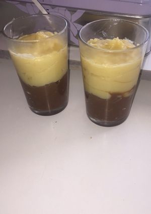 Une photo de Duo de crème aux chocolats