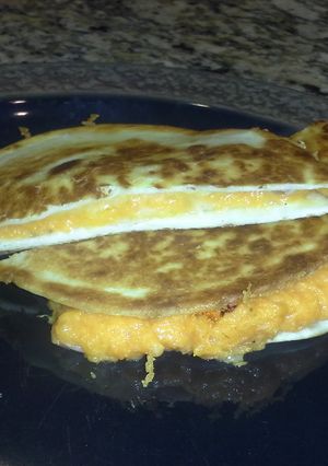 A picture of Sweet potatoe quesadilla.