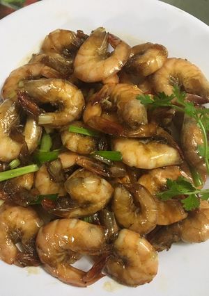 Hình của món Tép rang.