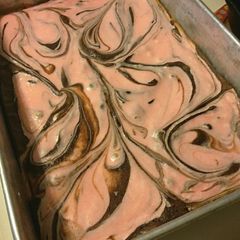 A picture of Easy Easter Cheesecake Brownies.