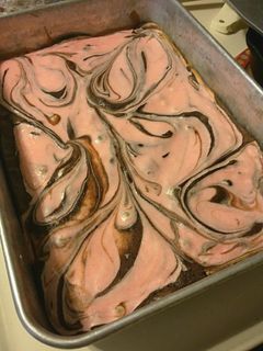 A picture of Easy Easter Cheesecake Brownies.