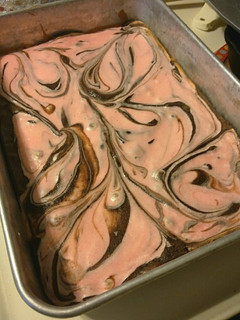 A picture of Easy Easter Cheesecake Brownies.
