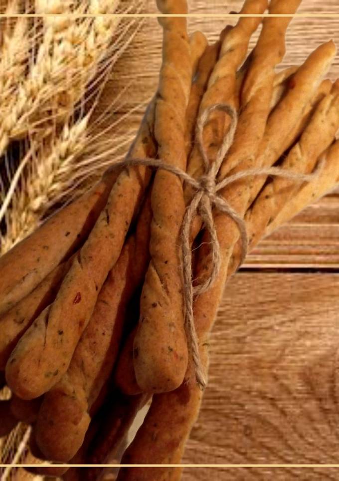 🔸Грисіні пшенично-житні з італійськими травами 🔸