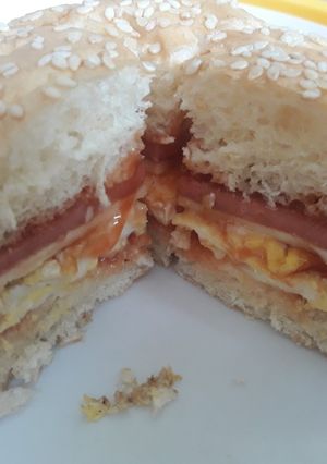 Foto resep Burger high fat
