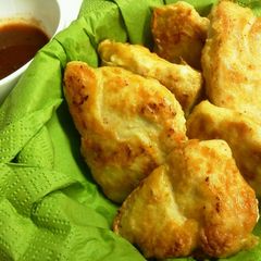 A picture of Juicy Chicken Nuggets Made with Chicken Breast.