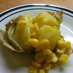 A picture of Easy Microwaved Potato.