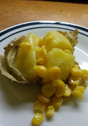 A picture of Easy Microwaved Potato.