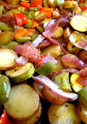 A picture of Roasted Mediterranean Vegetables.