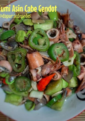 Foto resep Cumi Asin Cabe Gendot