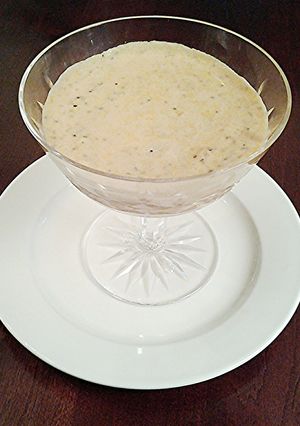 A picture of White Marinade and Barbeque Sauce for Meat and Seafood.