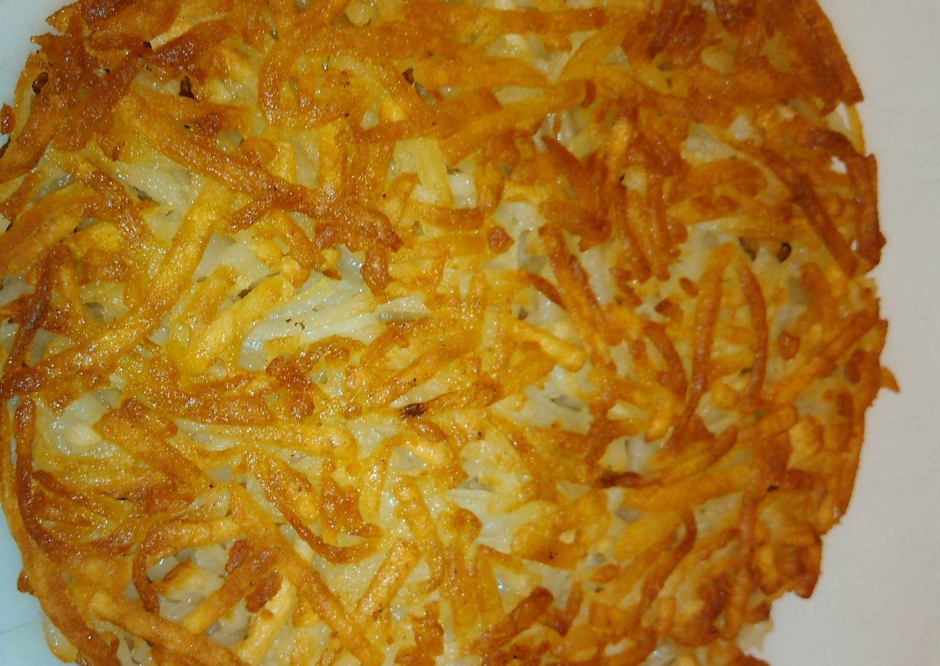 Fresh homemade hash brown
