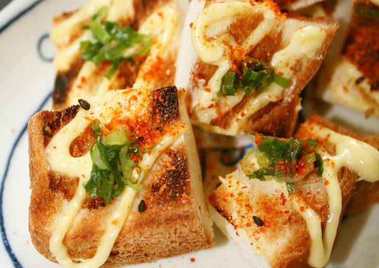 Recipe of Super Quick Homemade For Breakfast in a Flash Mayonnaise Shichimi Toast