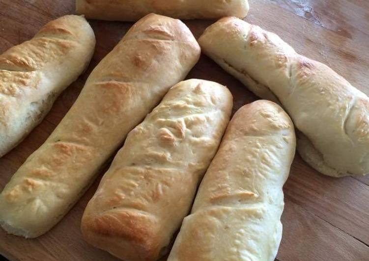 Steps to Make Appetizing mini french bread loaves