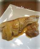Ume Flavored Cod Stewed in Soy Sauce